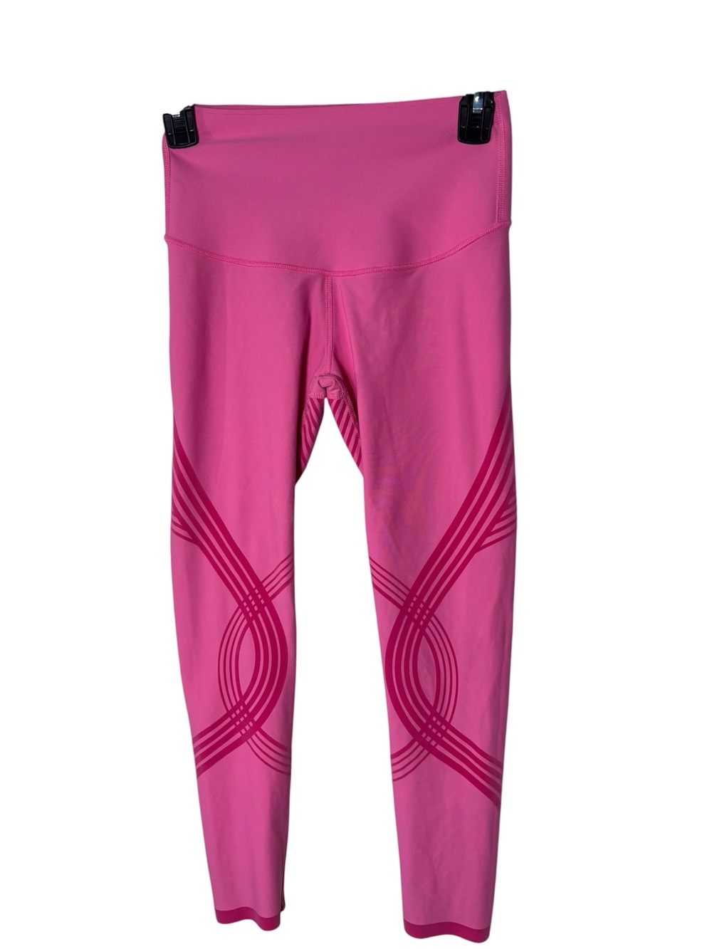 Fanka women’s xs compression leggings pink reversible resistance band